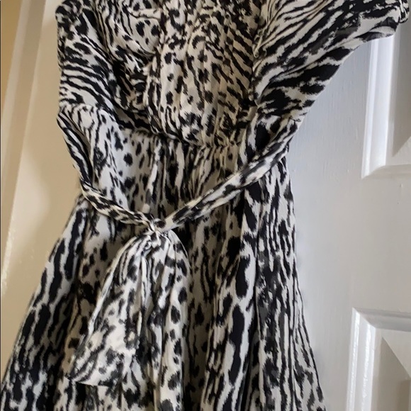 Strapless leopard top with tie detail - Picture 3 of 3